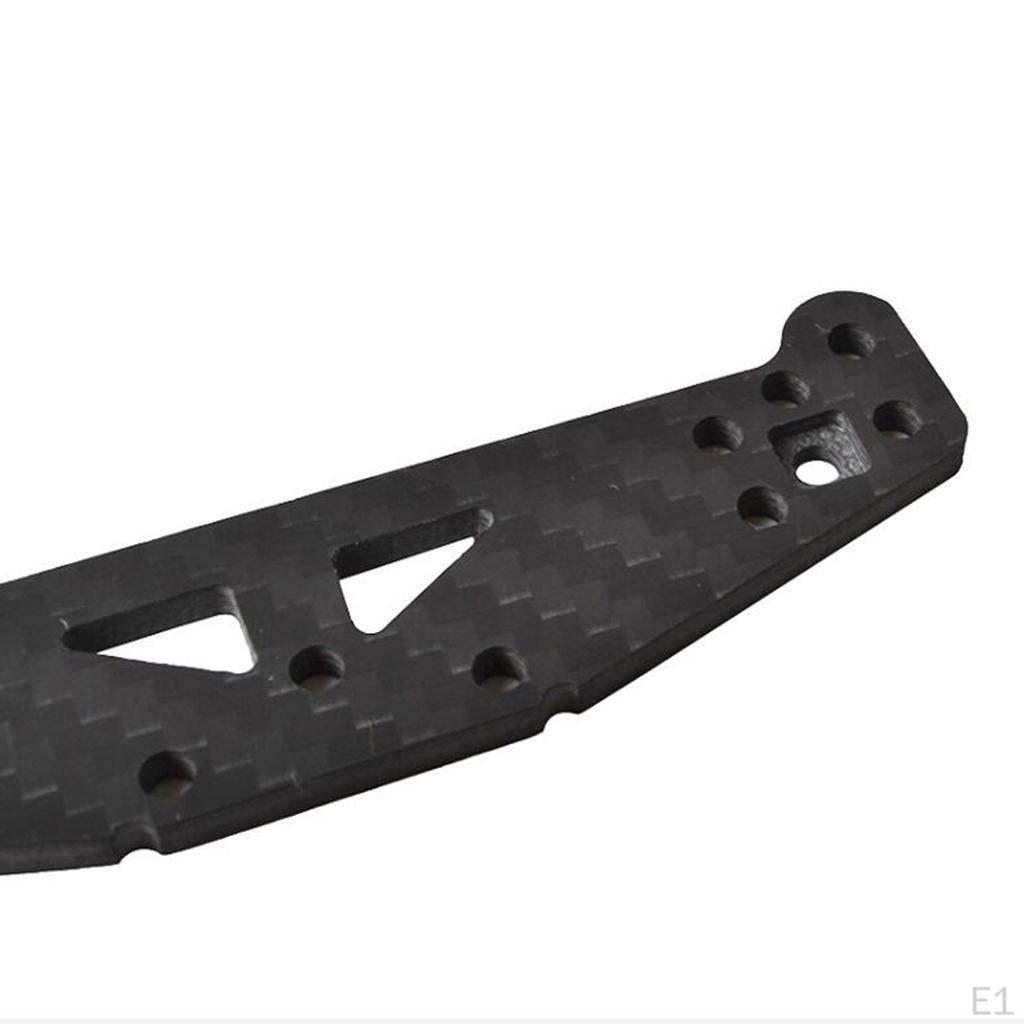 Upgrade RC Car Shock Damper Stay Plate Carbon Fiber :10 Spare Parts Buggy Vehicles Model