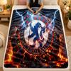 Flannel BlanketChelsea FC Warm Soft Throw Blanket for Indoor Sofa Bed Living Room Use