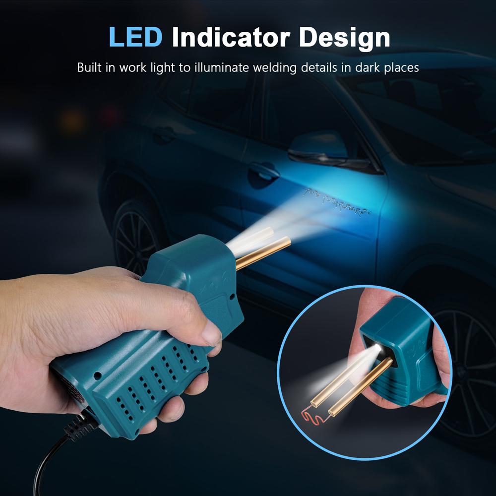 Handheld Plastics Welding Machine Portable Car Panel Crack Repairs Kit Thermal Cutting Hot Stapler