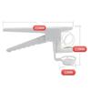 Portable Manual Egg Breaker Shell Separator Heavy-Duty Stainless Steel Handheld Cracker with Ergonomic Handle