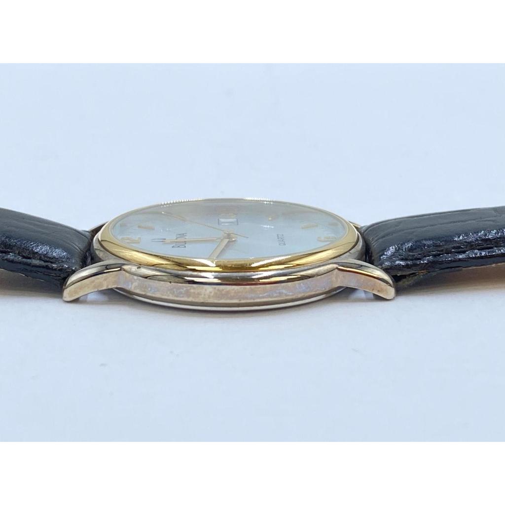 Used BULOVA Gold Quartz Watch Men's