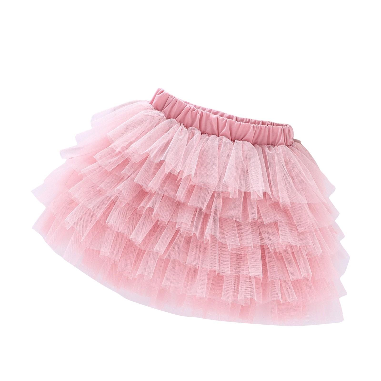 

Летняя детская милая юбка для девочек на пышной юбке принцессы 110 светло-розовый