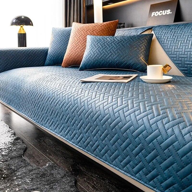 Waterproof Sofa Cover Slipcover Non-slip Corner Couch Mat Universal Living Room Washable Sofa Towel Four Season