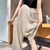 Fashion Drape Casual Straight-leg Pants Copper Ammonia Silk Women's 1116 Summer Thin High-waisted Loose and Versatile Wide-leg Pants