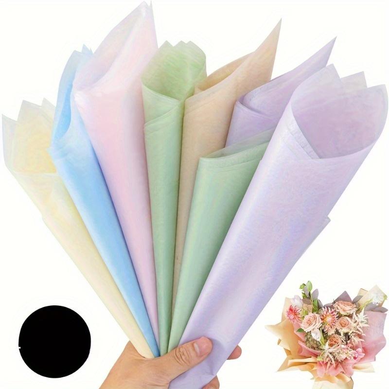 76pcs Floral Arrangement Wrapping Paper, 11.8x11.8in, DIY Projects & Gift Packaging, Floral Arrangement Accessories