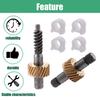 1 set Kit di riparazione ingranaggio motore chiusura capote convertibile per BMW E36 E46 E64 93-05 Convertibile 67618370816 Accessori Auto