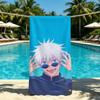J-Jujutsu K-Kaisen S-Satoru Gojo Anime Handtuch Für Camping im Freien Strandhandtuch Super Saugfähig Schnelltrocknend Sommerhandtuch