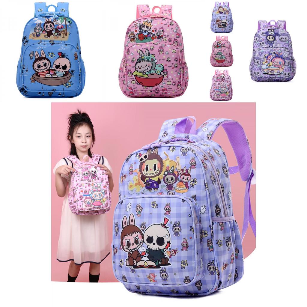 Adorable Labubu Children's Backpack In Cute Cartoon Style Perfect For School Use