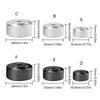 4Pcs HIFI Speaker Spikes Stand Feet Pad Aluminum Alloy Isolation Feet with Multiple Size for Various Sound Devices
