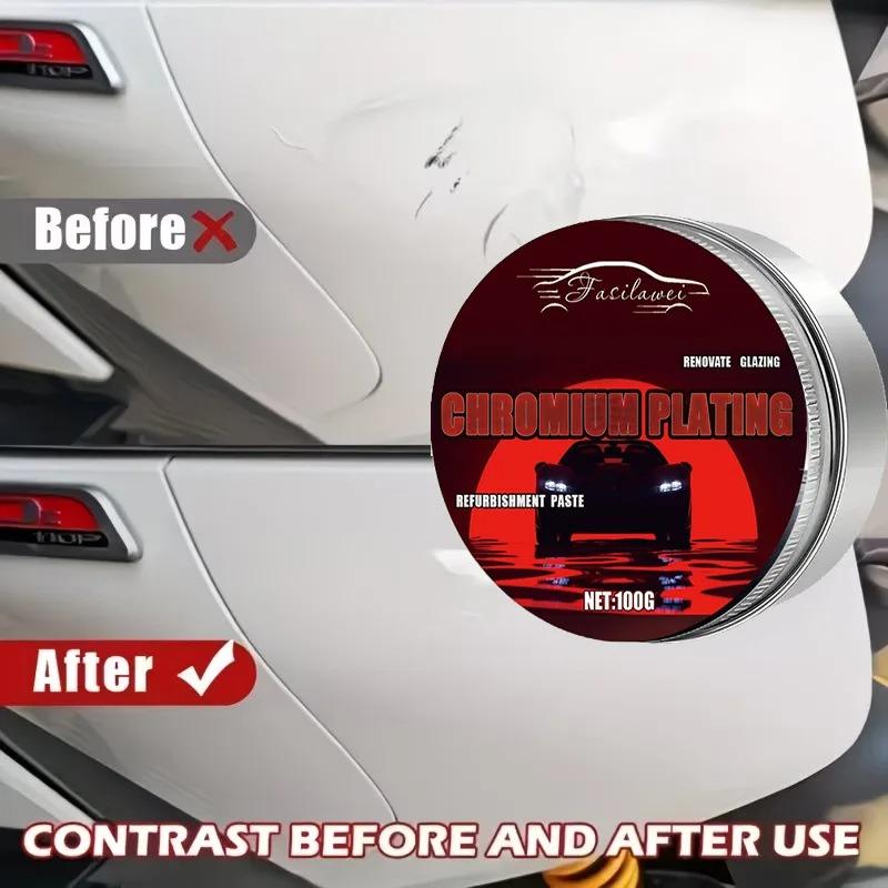 

Premium Car Scratch Repair Paste Kit Instant Scratch & Wear Removal No-Residue Polishing Wax Compatible with All Car Colors 1