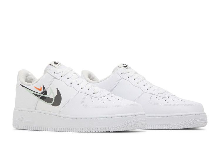 Nike Air Force 1 '07 'Multi Swoosh - White Black'