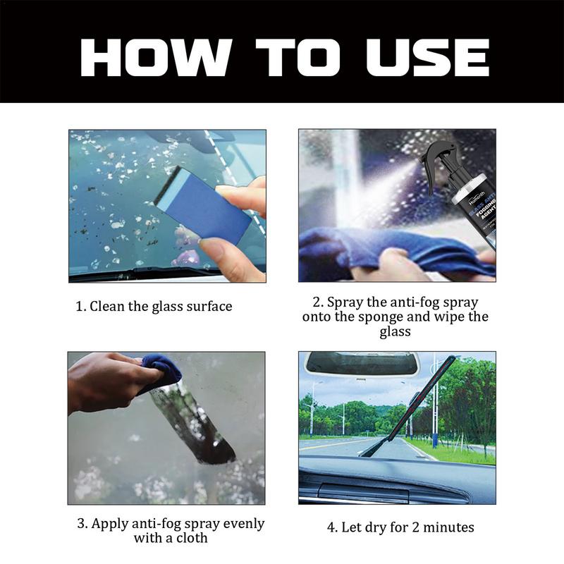 Windschutzscheiben-Wasserabweisender Autoglas-Ölfilm-Reiniger 100ml Fahrzeug-Antibeschlagmittel Auto-Reinigungszubehör
