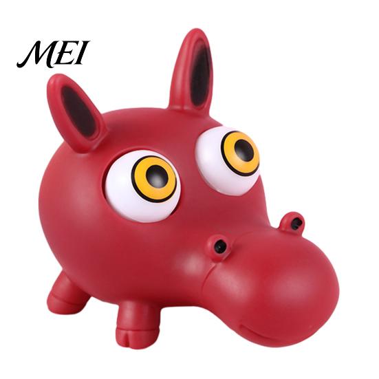Animal Stress Relief Toy Popping Eyes Squeeze Toy, Cartoon Sensory Focus Aid Hand Relaxation Fidget Party Favors