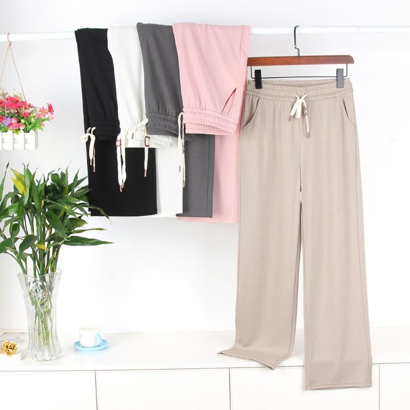 Wide-leg Pants Drooping Long Pants Women's Pants High-end Summer Pants Thin Women's Sunscreen Pants High-waisted Casual Pants