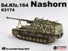 PLATZ Dragon Neo Dragon Armor WW2 Germany Nashorn Camouflage 132 Painted Finished Product DRR63174 1/72 Sd.Kfz.164 3-color No. (tank)