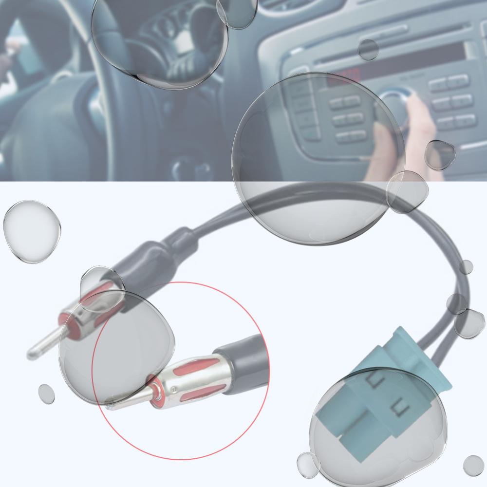 Car Radio Audio Cable Adaptor Antenna Car Audio Cable Adaptor Antenna Double Fakra - Din Male Aerial for VW RNS510 RCD510 Jetta China Mainland