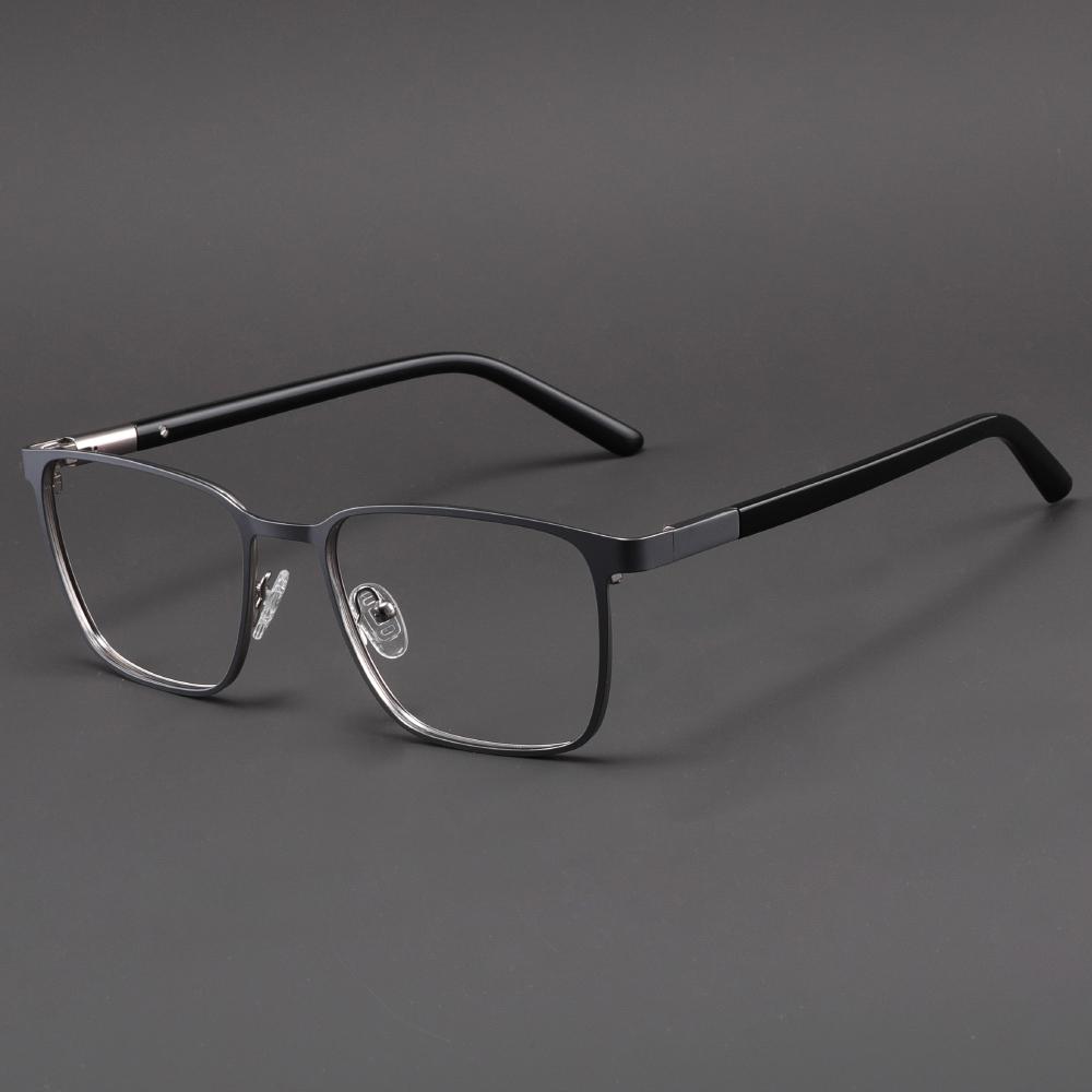 

Square Business Glasses Frame for Men Reading Glasses Retro Brand Design Luxury Eyeglasses Customize Prescription Optical Frames