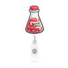 1 Stück Neues Design 1 Stück Shaker Acryl Einziehbar Krankenschwester Ausweisrolle Anime Herz Lunge Zähne Arzt Namensschild Ausweishalter Clip