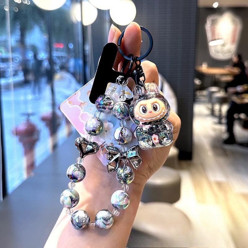 Breloc colorat cu mărgele Labubu cu design drăguț de personaj pentru copii și adolescenți