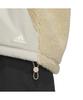 Adidas KTX54 Fleece Warding Jacket in Magic Beige Women's Loose-Fit Full-Zip (JG8222)