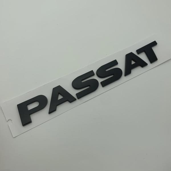 

1 шт., высокое качество, 3D буквы из АБС-пластика, эмблема, украшение, наклейки на задний багажник для Passat B5 B5.5 B6 B7 B8, автомобильный Стайлинг, автоаксессуары 1pcs Passat чёрный