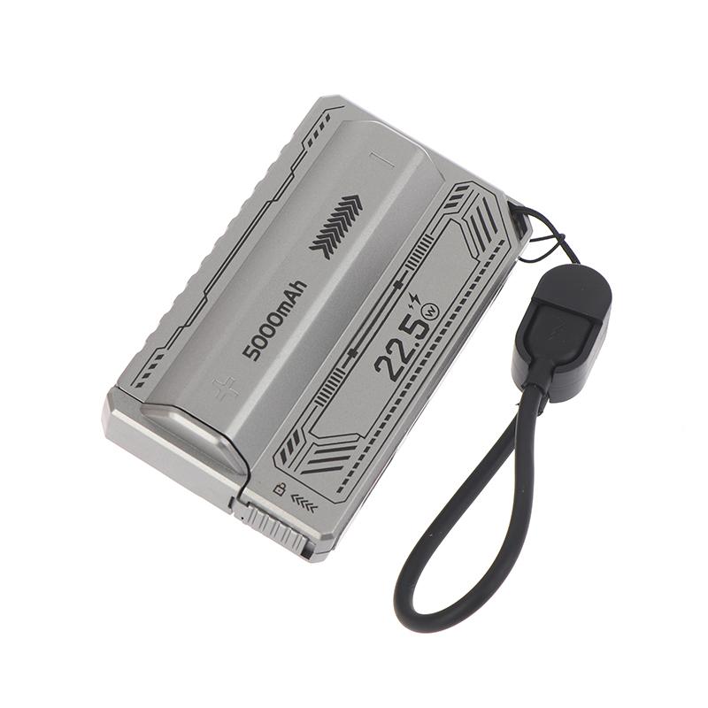 21700 Power Bank Case Pd 20W Fast Charging Detachable Diy Battery Case Built-In Cable Battery Box