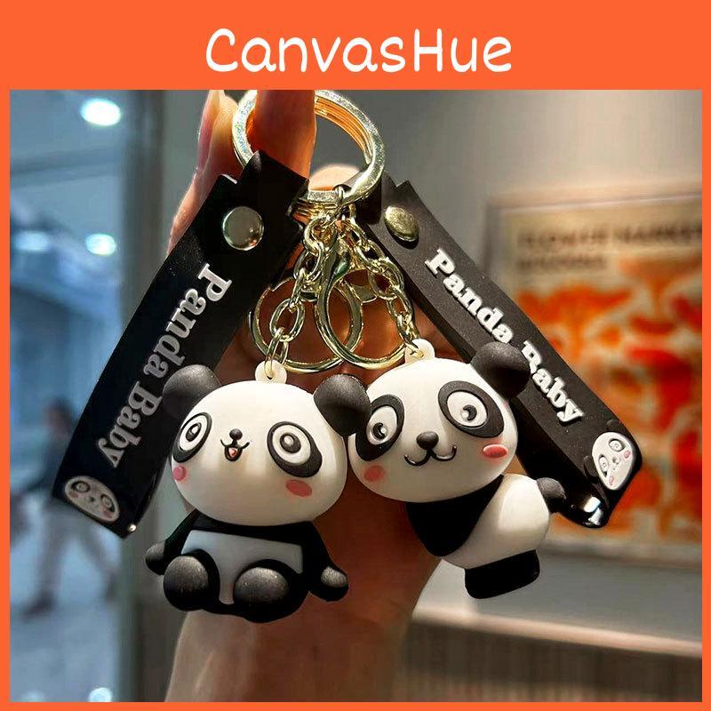 Cute Silicone Panda Keychain Accessory For Bags Cars And Gifts For Various Occasions