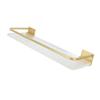 30cm Bathroom Wall Mounted Shelf Space Aluminum Acrylic Towel Rack Bathroom Storage Rack Gold