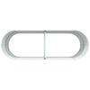 Raised Bed Brown 240 x 80 x 81 cm Steel