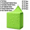 Sun Shade Sail Waterproof 2*2 4*4 6*6 3*3*3m Large Sunshade Sail Oxford Cloth Anti-UV Tarpaulin Camping Rain Awning Outdoor Tarp