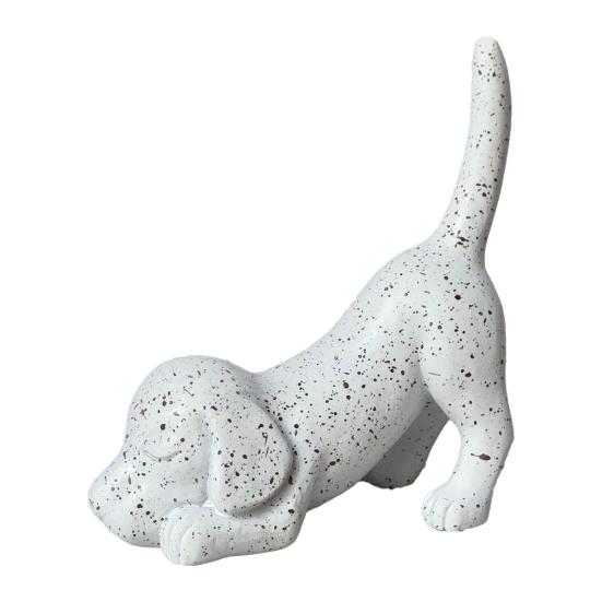 Dog Stretching Ring Holder Cute Dachshund Dog Tail Ring Organizer Resin Puppy Jewelry Holder for Desk Bedroom Decor Gift for Dog Lovers