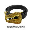 Retro Charm Belt Waist Girdle With Faux Leather And Trendy Keyhole Clasp 3 Different Type Waist Deccoration