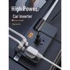 High-Power Car Inverter: Multi-Function 12V/24V to 220V Converter for Fast Charging in Cars and Trucks