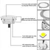 Kit Luci a LED Incasso per Deck Confezione da 6, Smy(aggiornamento)Illuminazione per Deck da Esterno a LED da Incasso Impermeabile Ip67, Luci a LED a Bassa Tensione