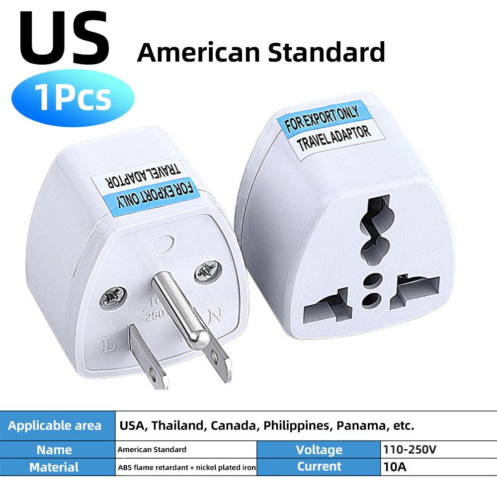 Fonken Global Standard Travel Power Adapter EU/US/UK/AU/GER/South Africa Socket Electrical Universal Plug Converter Power Charger