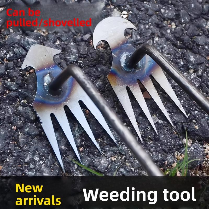 Nástroje na odstraňování plevele: Motyka, Hrabla, Kypřič půdy, Plecí lopatka, Multifunkční odstraňovač plevele, Vykopávač kořenů pro divoké rostliny.