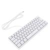 Russische Mechanische Gaming-Tastatur 61 Tasten Kompakt RGB Kabelgebunden Russisch Englisch Tastatur für Arbeit Geschäftsreise