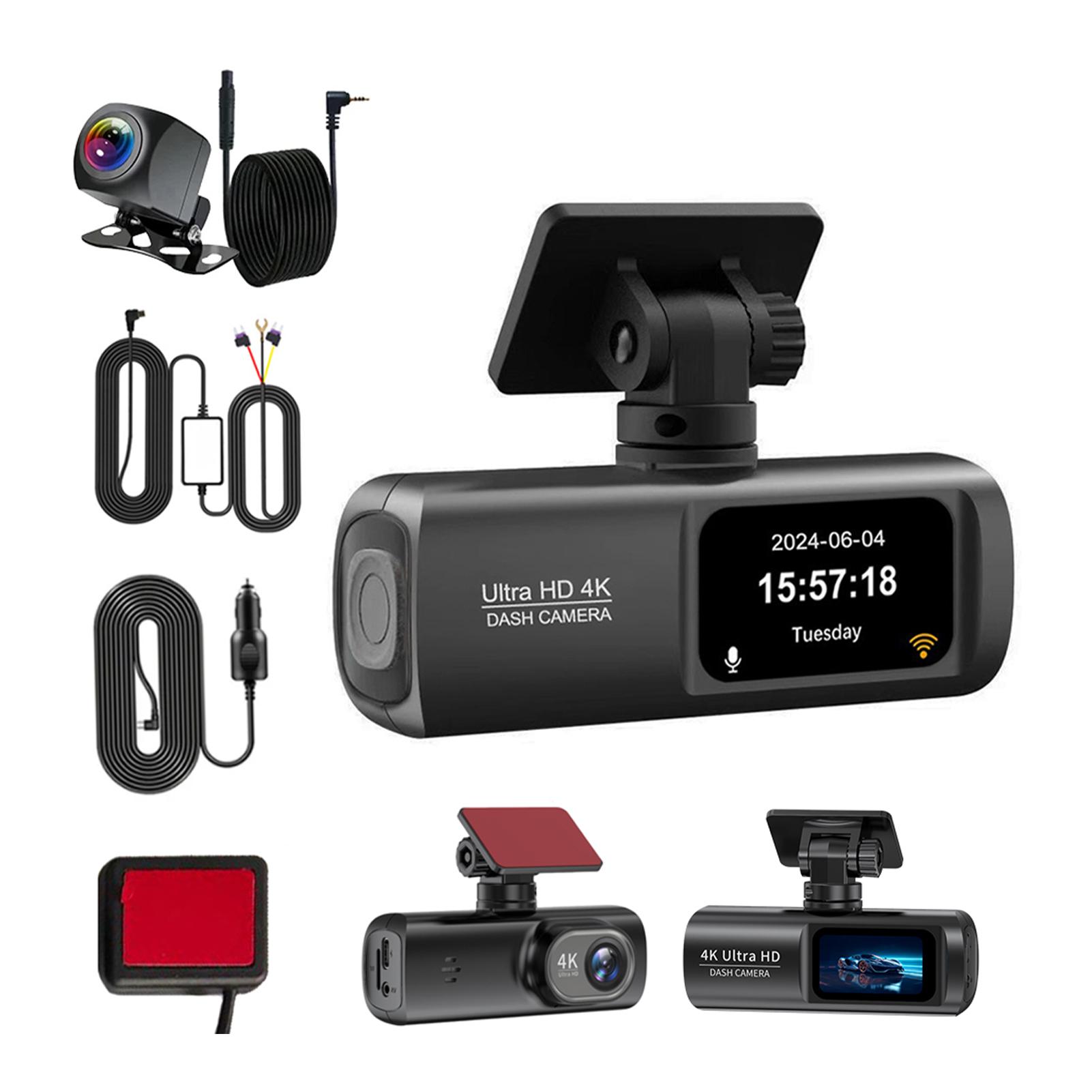 

Видеорегистратор Передняя задняя видеорегистратор 4K/1080P 4K Видеорегистратор Видеорегистратор 24H Парковочный монитор Компактный