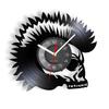 Schädel-Kopf-Vinyl-Schallplatten-Wanduhr im Alter von Skelett-Kopf-Wanduhr, Skelett-Vampir-Männer, Halloween-Dekor, Wandbehang-Uhr