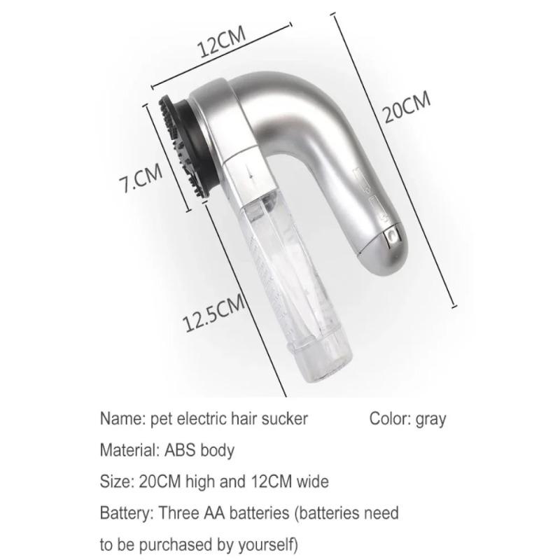 Portable Electric Cat and Dog Hair Vacuum Massage Clean Dual Purpose Portable Pet Vacuum Cleaner