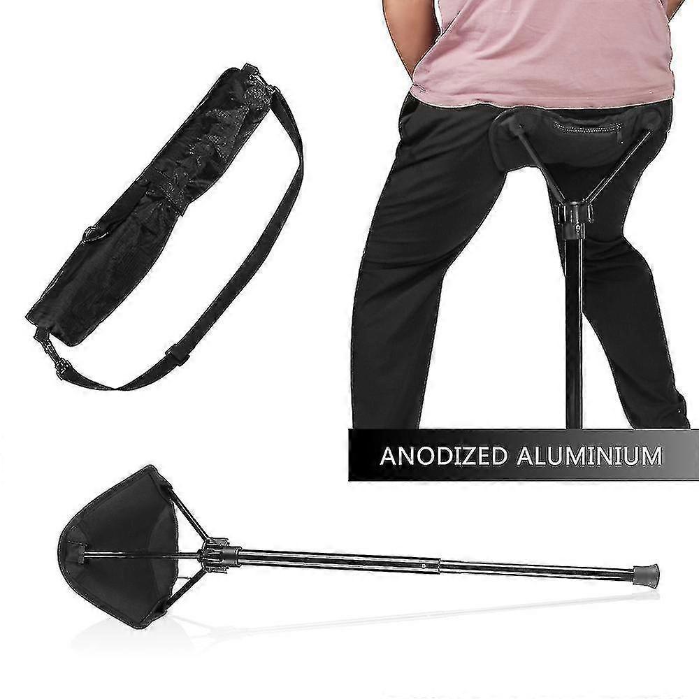 Portable Stool Height Adjustable Seat Retractable Outdoor Fishing Chair With 3 Gear