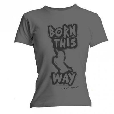 Ladies Lady Gaga Born This Way Artpop The Fame Tee T-Shirts Girls
