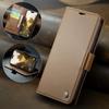 CaseMe-023 Flip Leather Case For iPhone 17 Pro Max Luxury Magnetic Wallet Card Slots Cover Stand Protectives Skins Shell