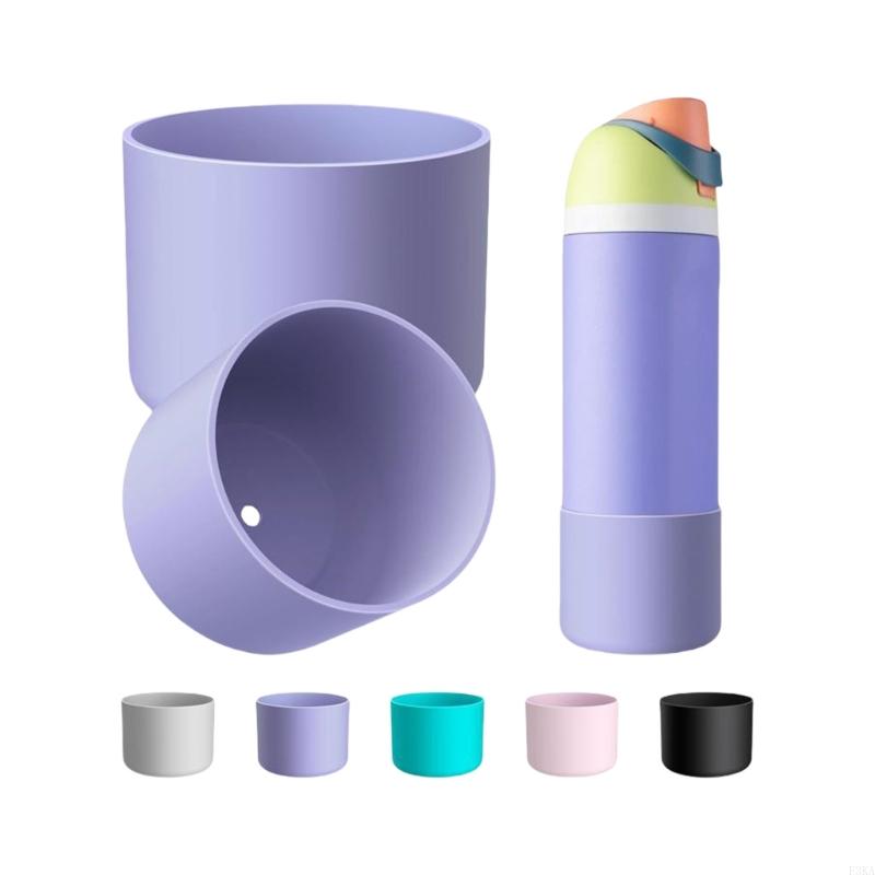 Silicones Cup Protector Antislip Shockproof Sleeve Water Bottle Boot For Gym Office Home Use Secure Universals Fit
