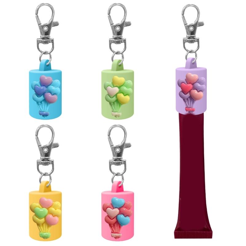 Multipurpose Lip Balm Keychain Holder Attachable Clip For Keys Or Bags Hassle Free Application