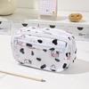 Bear Large Capacity Pencil Case Aesthetic Stationery Storage Bag Cute Animal Pencil Bag  Student