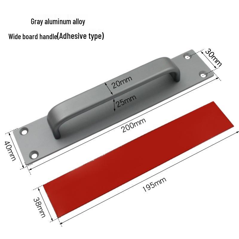 Punch-Free Aluminum Alloy Sliding Glass Door & Window Handle