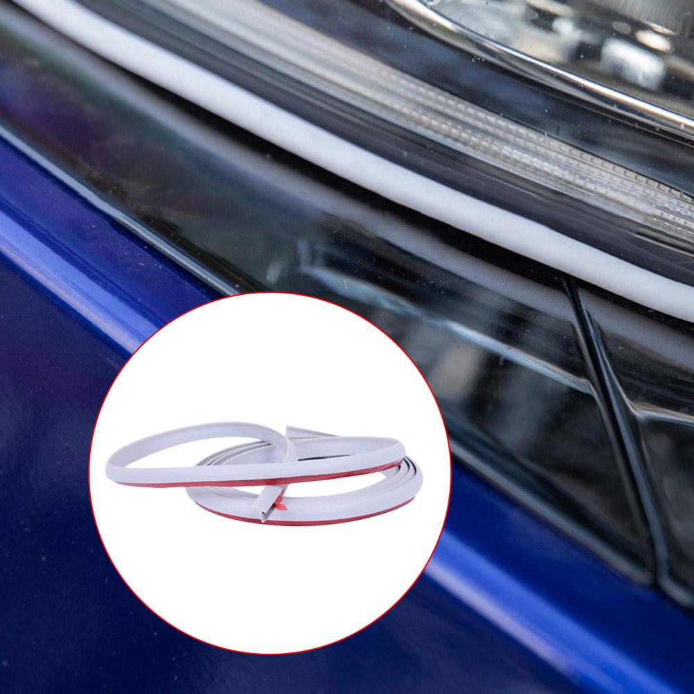 1Pc Auto Door T-Type Seal Sound Insulation Weatherstrip Rubber Sealing Strip Slanted Edge Sealant Strips Car Wash Accessories