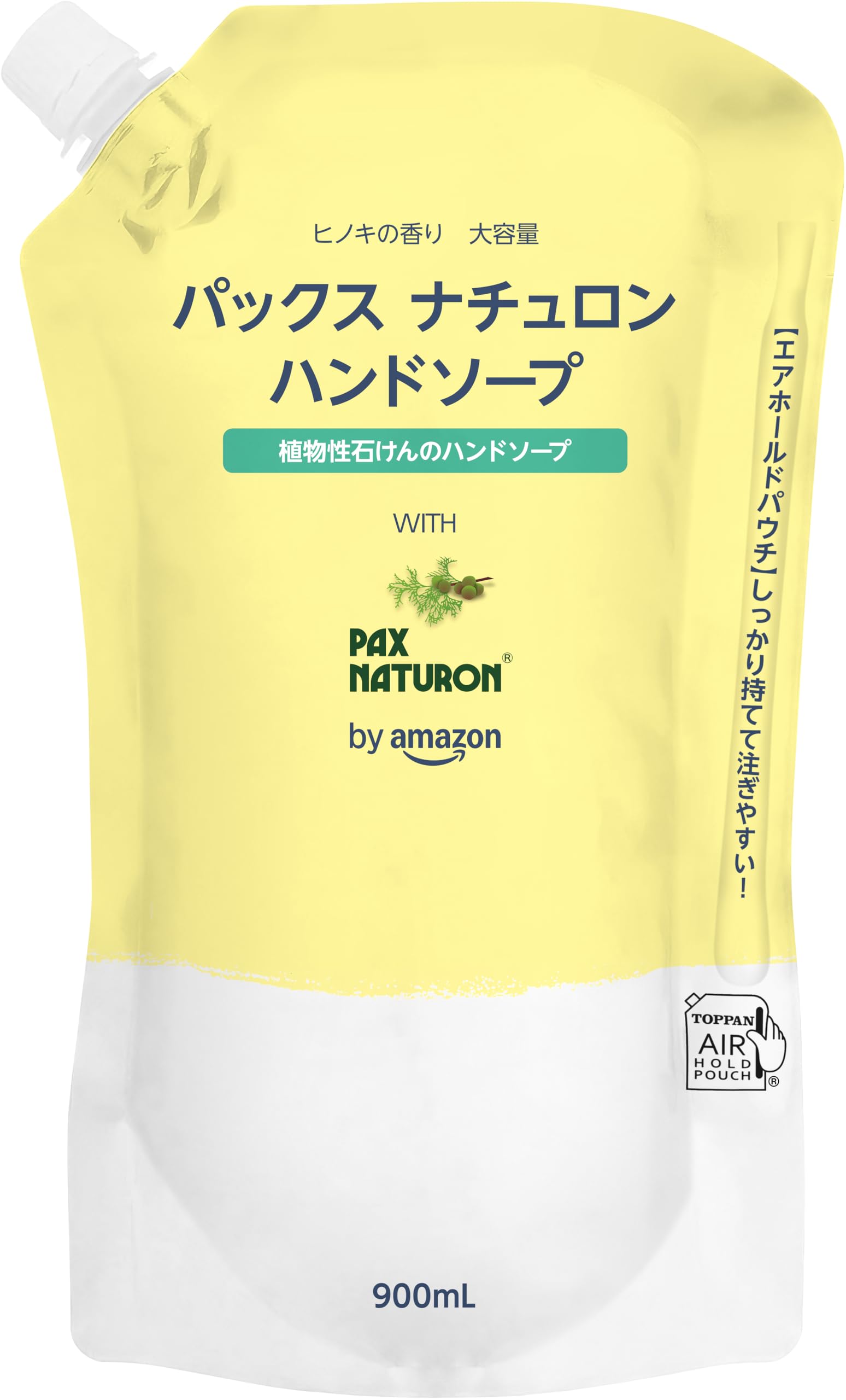 by Amazon Pax Naturon Hand Foaming 900ml Soap, Type, Refill,