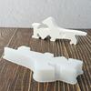 Love Heart Puppy Statue Silicone  Molds for Candle Soap Candy Chocolate Molds Gypsum Silicone Molds for Home Decoration